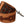 Brown Genuine Leather Black Logo Buckle Belt