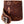 Brown Wide Leather Embroidered Design Logo Belt