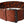 Dark Brown Leather Wide Buckle Belt