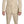 Two Piece 3 Button Beige Cotton Solid Suit