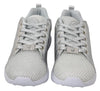 Gisella Silver Polyester Sneakers Shoes
