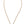 Gold Brass DG Heart Card Deck Crystal Pendant Necklace
