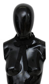 Black 100% Silk Shirt Accessory Barrette Bowtie