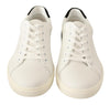 White Black Leather Portofino  Sneakers
