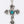 Turquoise Flower Cross Pendant Necklace