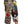 Silk Multicolor Print High Waist Cropped Pants