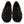 Black Suede Velvet Crystal Loafers Shoes