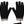 Gray White D&G Logo Crown Cashmere Gloves