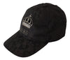 Black Floral DG King Embroidery Baseball Hat