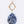 Semi Precious Teardrop Pendant Necklace