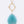 Semi Precious Teardrop Pendant Necklace