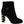 Black Suede Short Boots Zipper Shoes