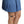 Blue Pleated High Waist Mini Wool Skirt