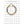 THICK DIAMOND CUT HOOP EARRING 2.25"