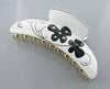 Butterfly Engraved Long Hair Claw Clip