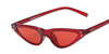 Women Retro Windproof Glasses Bella Tiny Cat Eye Sunglasses Sun protection UV400