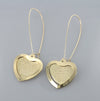 Love Definition Engraved Clip Earring