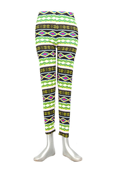 Aztec Tribal High Waist Fashion Leggings