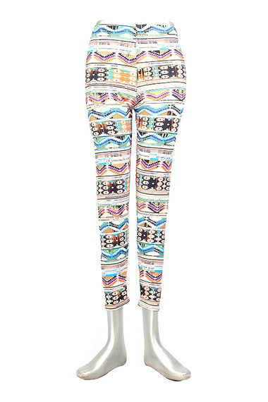 Aztec Tribal High Waist Fashion Leggings