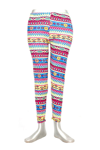 Aztec Tribal High Waist Fashion Leggings