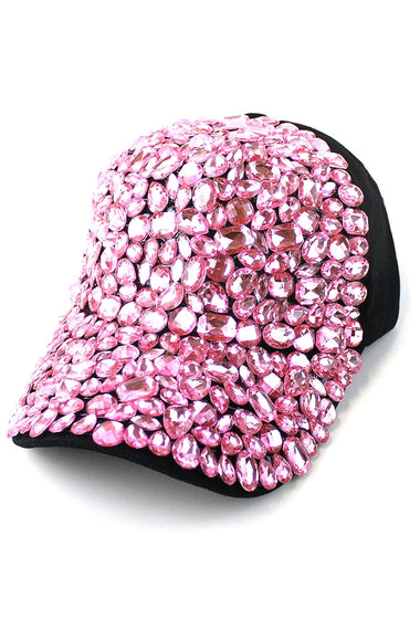 Chunky Crystal Stone Embedded Cap