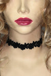 Floral Crochet Lace Choker Necklace