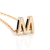 Women Gold DIY Capital Letter Name Alphabet Initial Link Chain Pendant Necklace