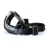 Dog Pet Puppy Cat Wind Waterproof UV Black Sunglasses Goggle Adjustable Straps