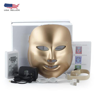 Facial 7 Color Electric LED Mask Photon Therapy Acne Removal Face Skin Care