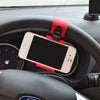 Mobile Phone Holder Car Steering Wheel GPS Cellphone Mount Bracket Motorcycle
