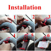 Mobile Phone Holder Car Steering Wheel GPS Cellphone Mount Bracket Motorcycle