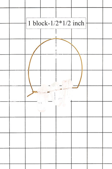 Crystal Wire Earring