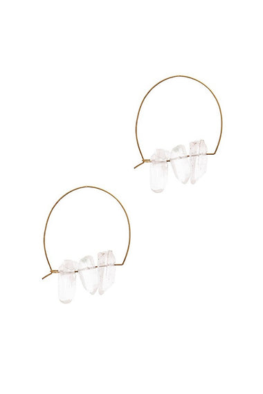 Crystal Wire Earring