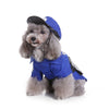 POLICE Uniform Dress Up Fun Cute Pet Dog Costume Cosplay Halloween Party Outfit