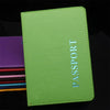 Leather Travel Passport Holder Card Cover Slim Case Adventure Thin Wallet Pouch