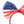 Women American USA Flag Headband Hairband Bow Hair Head Ribbon Hoop 4th of July