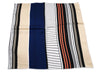 Women Silk Satin Square Line Striped Pattern Scarf Bandana Mini Neck protective