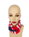 USA Multi Way American Flag Bandanna Mask Head Band Wrap Face Cover Neck Scarf