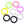 6pcs Girl Gel Stretch Plastic Spiral Phone Cord Hair Ties Band Coil High Quality