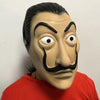 Money Heist Dali Mask-Unisex Costume Salvador Dali Mask for Halloween Cosplay