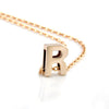 Women Gold DIY Capital Letter Name Alphabet Initial Link Chain Pendant Necklace