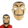 La Casa De Papel Face Latex Mask Salvador Dali Cosplay Costume Halloween Masquer