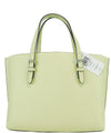 (C4084) Mollie 25 Pale Lime Small Leather Tote Crossbody Handbag Purse
