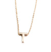 Women Gold DIY Capital Letter Name Alphabet Initial Link Chain Pendant Necklace