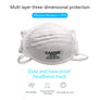 Medical KN95 Respirator Protection Mask White Anti Dust Gas Face Protective Shield
