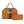 Brown Stripe Top Handle Handbag Set