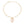 Pink Ribbon Clear Heart Necklace