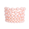 5 Pcs Peach Pearl Bracelets