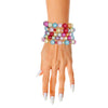 5 Pcs Rainbow Pearl Bracelets