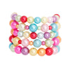 5 Pcs Rainbow Pearl Bracelets